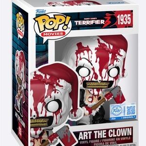 Pop! Art the Clown with Axe (Bloody) Hot Topic Exclusive with sticker 1935